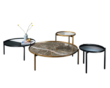 CAMPOS - Round coffee table by Sovet italia - view 2